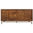 thumbnail image 1 of Goldbust Solid Wood 4 Door Sideboard in Brown, 1 of 7