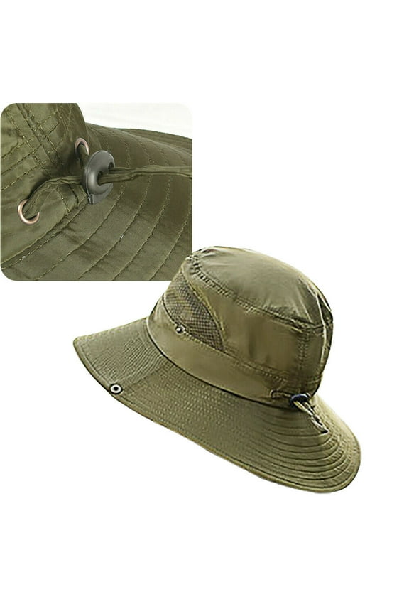 Goldcherry Evaporative Cooling Bucket Hat Arctic Caps Summer for Men and Women(Green)