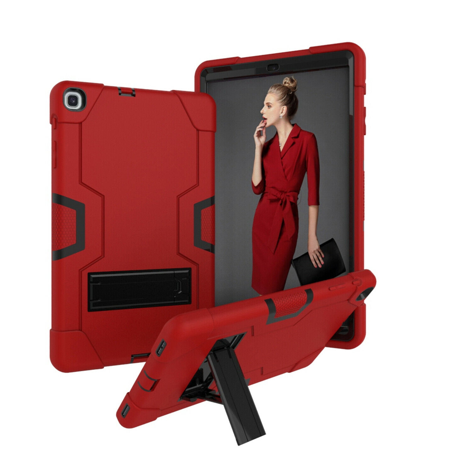 Goldcherry For Galaxy Tab A Case,Hybrid Shockproof Rugged