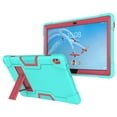 thumbnail image 1 of Goldcherry For Lenovo Tab P10 10.1 Case 2018 Released Shockproof With KickStand Case Heavy Duty Protective Cover Shell For Lenovo Tab P10 TB-X705F TB-X705L 10.1 Inch Tablet (Mint Green+Pink), 1 of 6