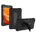 thumbnail image 1 of Goldcherry for MatrixPad Z1/S7 7" Case,Fusion5 Tab F704Bv2 Case,Shockproof Silicone Stand Cover Hybrid Rugged Armor Full Body Protective For 7 inch Vankyo MatrixPad Z1/S7/F704Bv2(Black+Black), 1 of 8