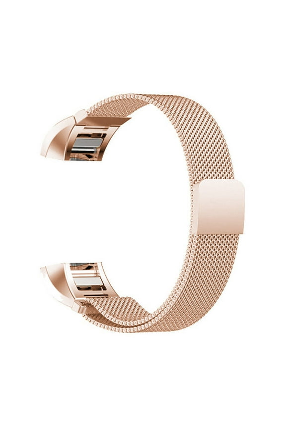 Goldcherry Replacement Bands Compatible with Fitbit Charge 2, Stainless Steel Metal Lock Replacement Wristband for Women Men(Rose Gold)