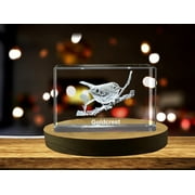 Goldcrest 3D Engraved Crystal 3D Engraved Crystal Keepsake/Gift/Decor/Collectible/Souvenir