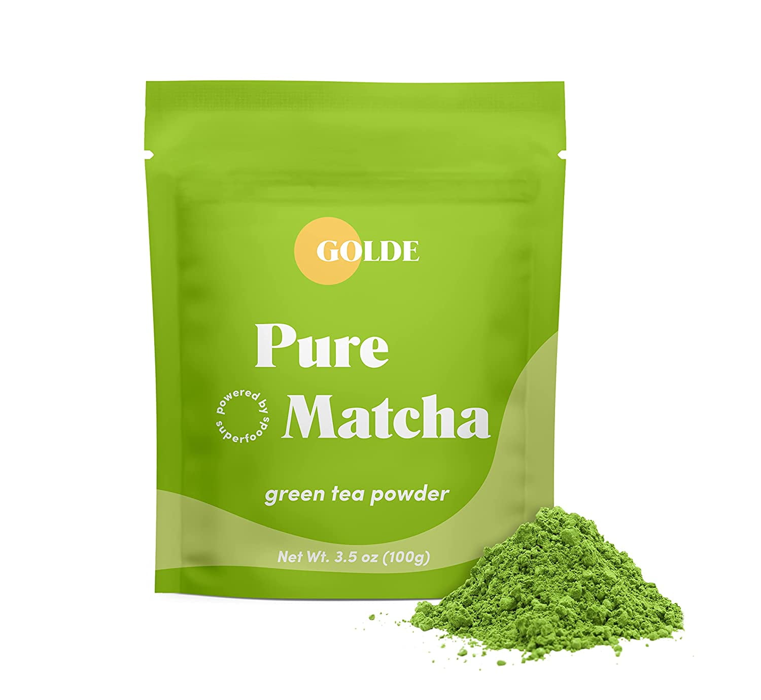 Golde Pure Matcha Powder Ceremonial Grade Matcha Powder Green Tea