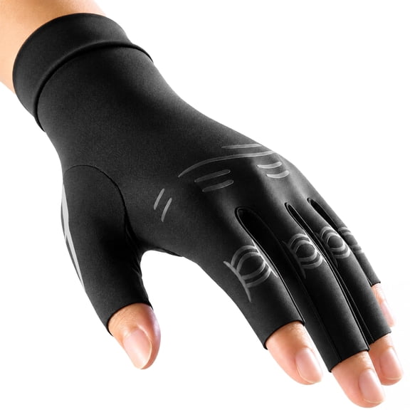 Goldeer All-Around Compression Arthritis Gloves for Pain Relief, Strong Support for Carpal Tunnel for Women & Men, Hand Support Wrist Brace For Rheumatoid, Tendonitis, Swelling, Crocheting, Typing
