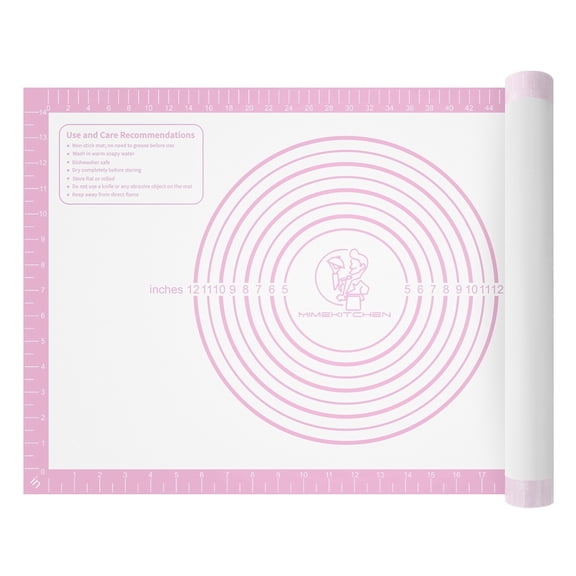 Goldeer Extra Large Silicone Baking Mat - 26x16 Inch Non-Stick Pastry Mat for Dough Rolling, Macarons, Cookies & Bread | Non-Slip Counter Mat, Oven Liner & Fondant Work Surface | Dishwasher Safe