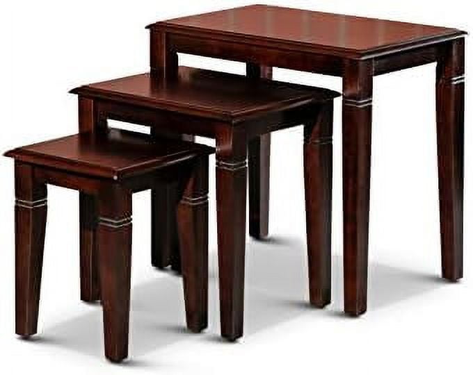 Golden 3-Piece Nesting Tables Indoor Living Collection - Cherry ...