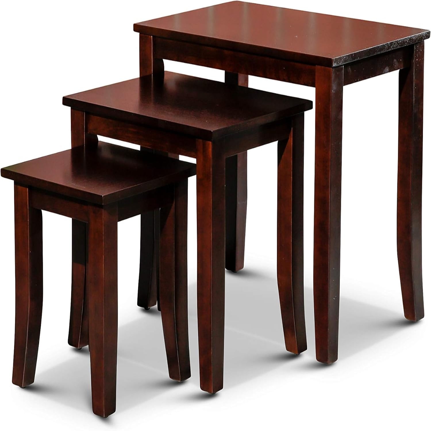 Elegant Espresso Nesting Tables: The Perfect Blend of Style and Function
