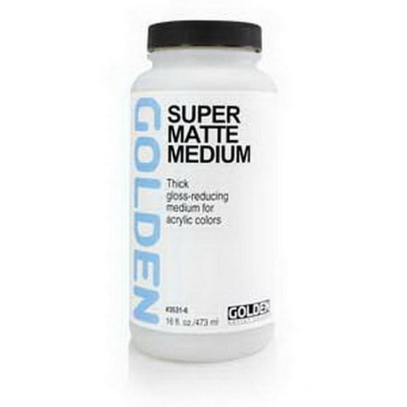 Golden Acrylics Golden Super Loaded Matte Medium, 16oz