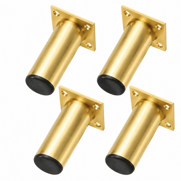 Golden Adjustable Furniture Legs for Sofa Dresser Cabinet Table Chairs with Firm Structure and Good,4pc