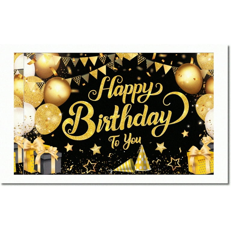 Happy Birthday Age Banner Happy Birthday Age Banner