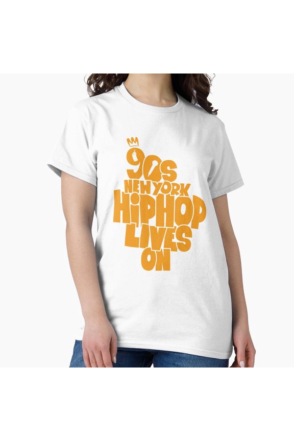 Golden Age of Hip Hop's Iconic '90s Era in New York Variant B Boombox T-Shirt