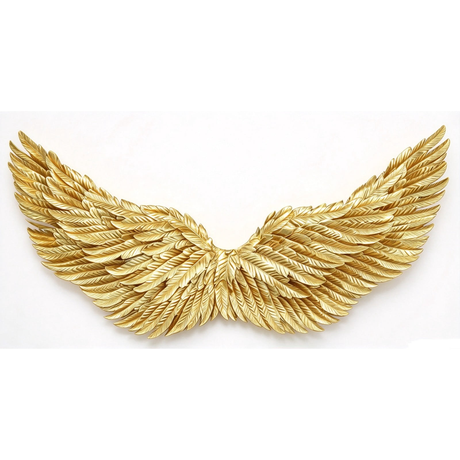Golden Angel Feather Wings Costume Accessory for Halloween Christmas ...