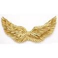 Golden Angel Feather Wings Costume Accessory for Halloween Christmas ...