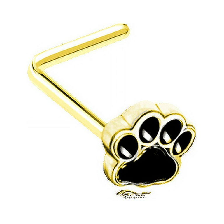 Paw print shop nose ring