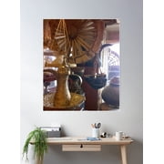 Golden Antiques, Souq Waqif, Doha Poster Wall Art, Modern Wall Decor For Living Room Bedroom, 8x12 UNFRAMED