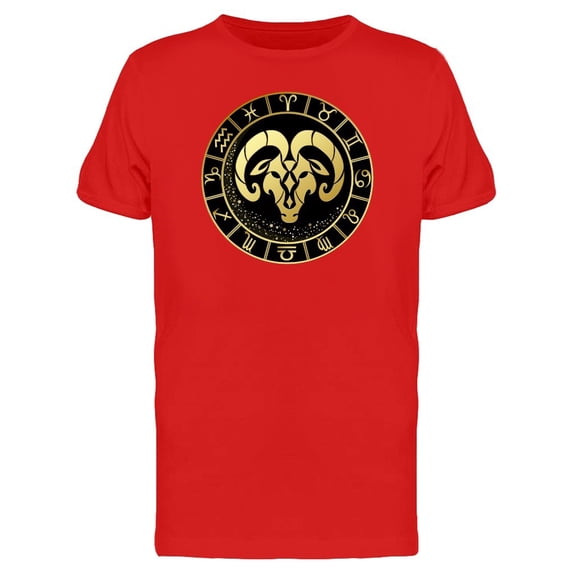 Golden Aries Black Frame Tee Men's -Image by Shutterstock