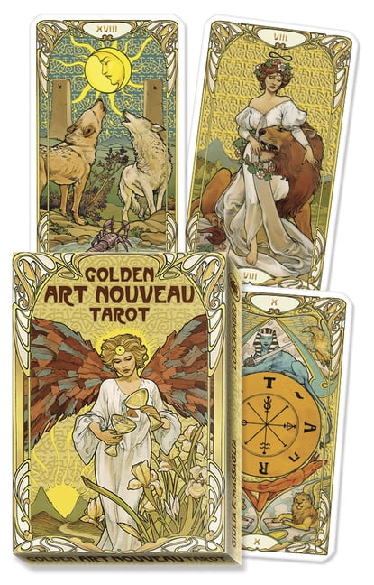 Golden Art Nouveau Tarot: Golden Art Nouveau Tarot Grand Trumps