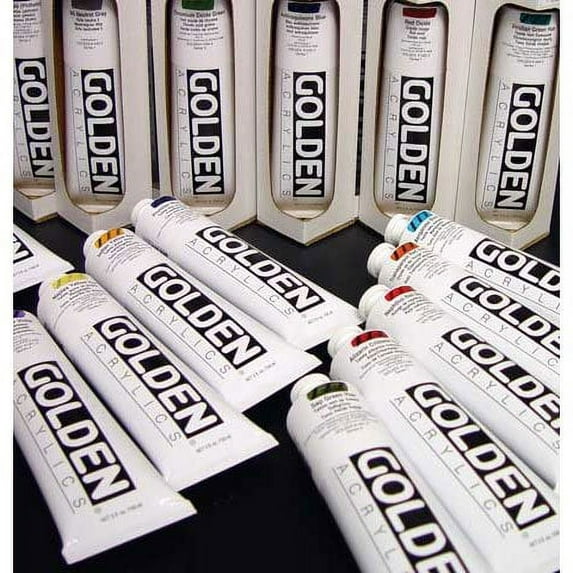 Golden Heavy Body Artist Acrylics - Transparent Brown Iron Oxide, 5 oz tube