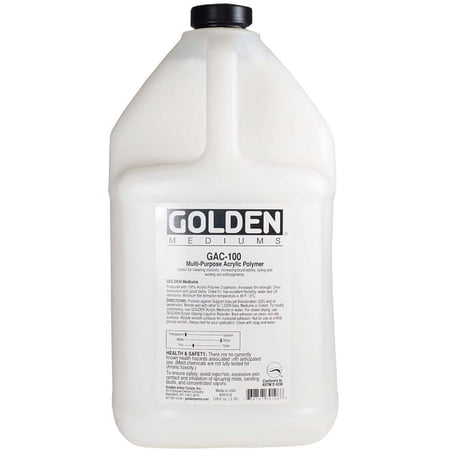 Golden Artist Colors 128 Oz GAC 100 Multi-Purpose Acrylic Polymer