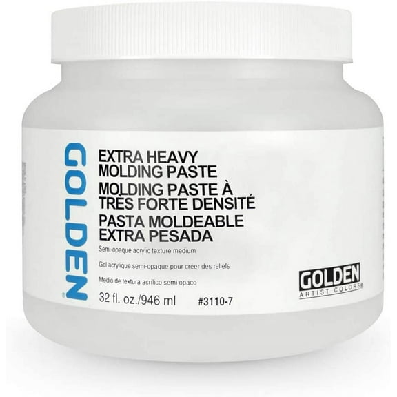 Golden Artist Colors, 32 oz, Extra Heavy Molding Paste