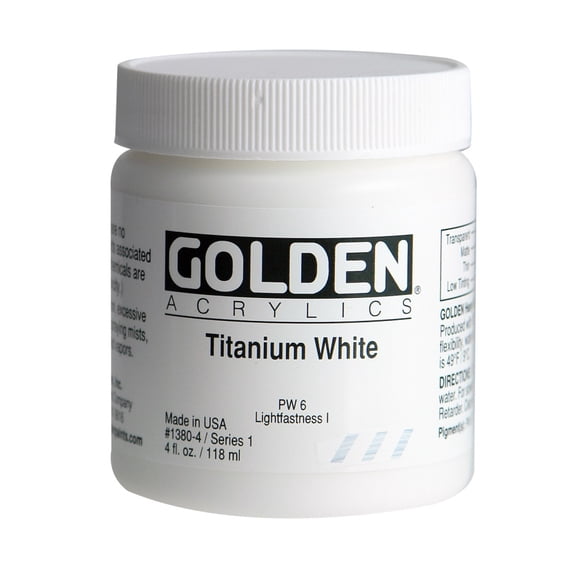 Heavy Body Acrylic 4 oz. Titanium White