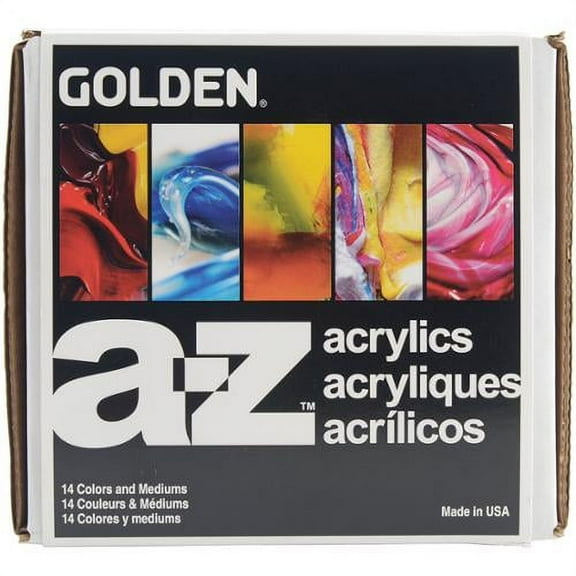 Golden Artist Colors 9620 Golden Acrylic Explorer 14Pc Set
