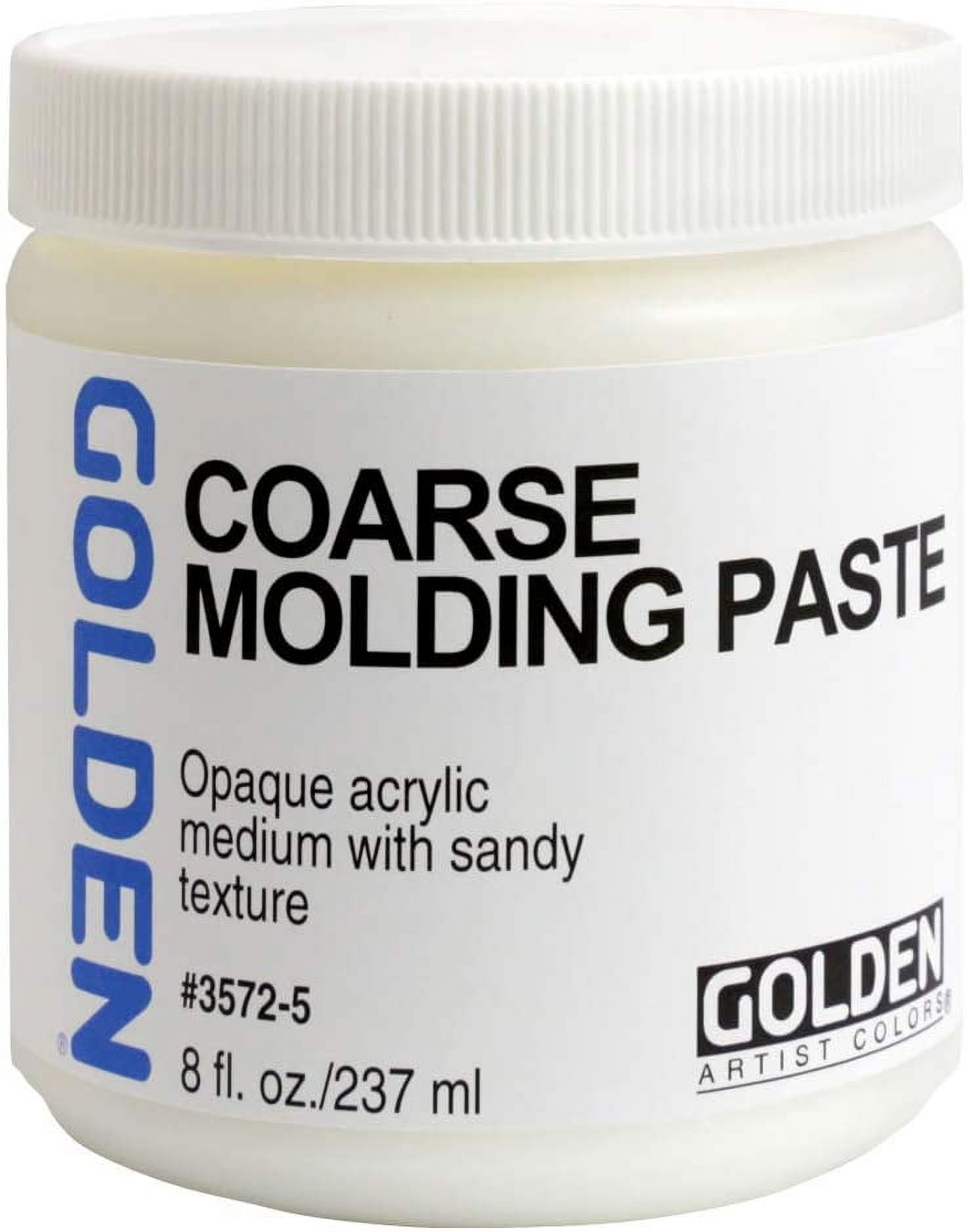 Golden Artist Colors - Coarse Molding Paste Acrylic Medium, 8 oz
