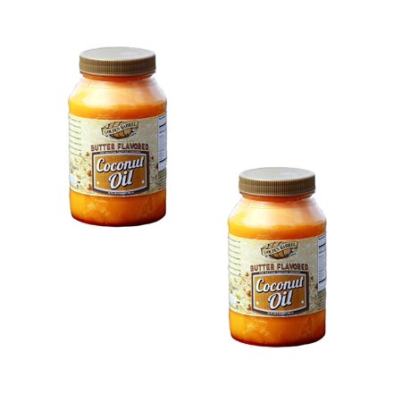 Golden Barrel Butter Flavored Coconut Oil (32 oz.) 2 Pack