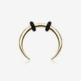 thumbnail image 1 of Golden Basic Steel Pincher Septum Ring, 1 of 2