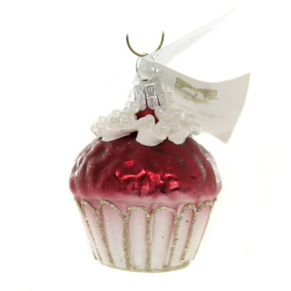 Golden Bell Collection Cupcake With Small Pearls Christmas Treat Nvv106 Rose