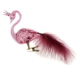 thumbnail image 1 of Golden Bell Collection IRIDESCENT MAUVE PEACOCK Ornament Clip On Bra050, 1 of 2