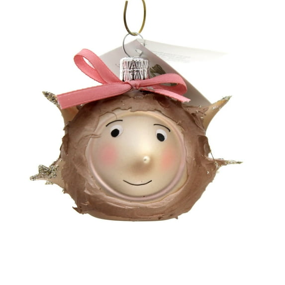 Golden Bell Collection Mrs Hedgehog Glass Ornament Animal An726