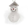 thumbnail image 1 of Golden Bell Collection Winter White Boa Snowman Ornament Czech French Sn236, 1 of 2