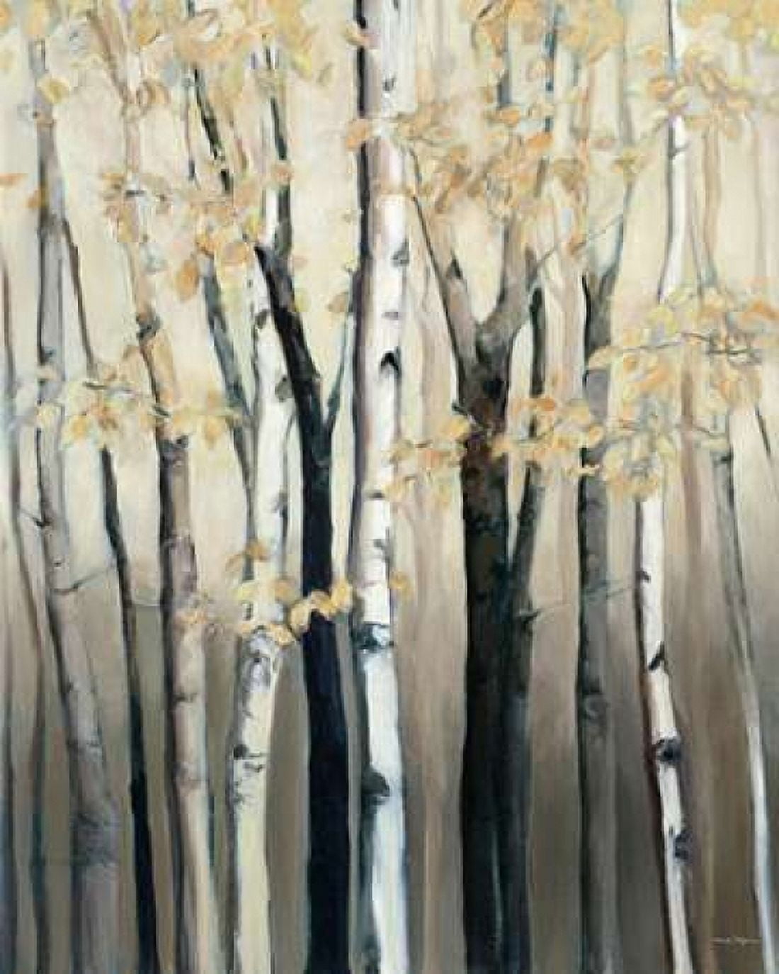 Golden Birch I Canvas Art - Marilyn Hageman (24 x 30)