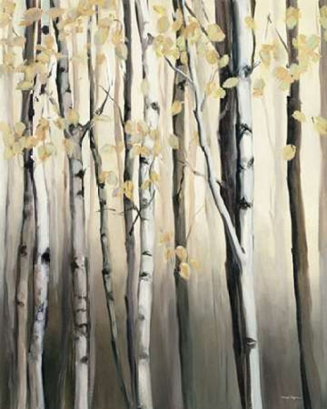 Golden Birch II Canvas Art - Marilyn Hageman (24 x 30)