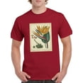 thumbnail image 1 of Golden Bird Of Paradise T-Shirt Men -Sydenham Edwards Designs, Male 3X-Large, 1 of 4