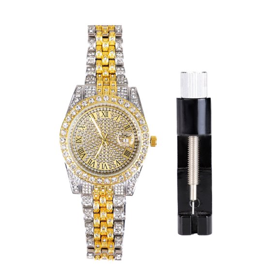 Golden Bling Costume Watch Accessory