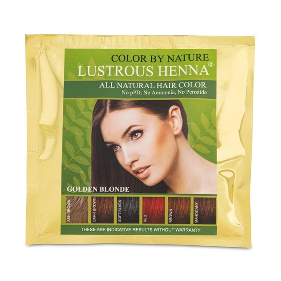 Golden Blonde Color By Nature Lustrous Henna 100 grams