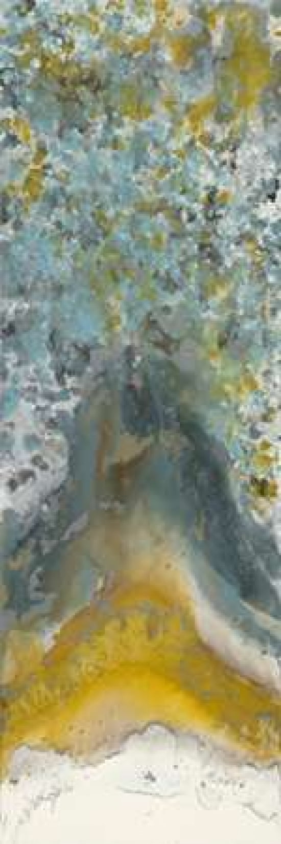 Golden Bloom 2 Canvas Art - Blakely Bering (8 x 24)