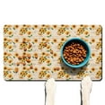 thumbnail image 1 of Golden Bloom Boho Sunflower Dog Feeding Mat - Absorbent Pet Food Mat with Country Rustic Floral Design, 1 of 1