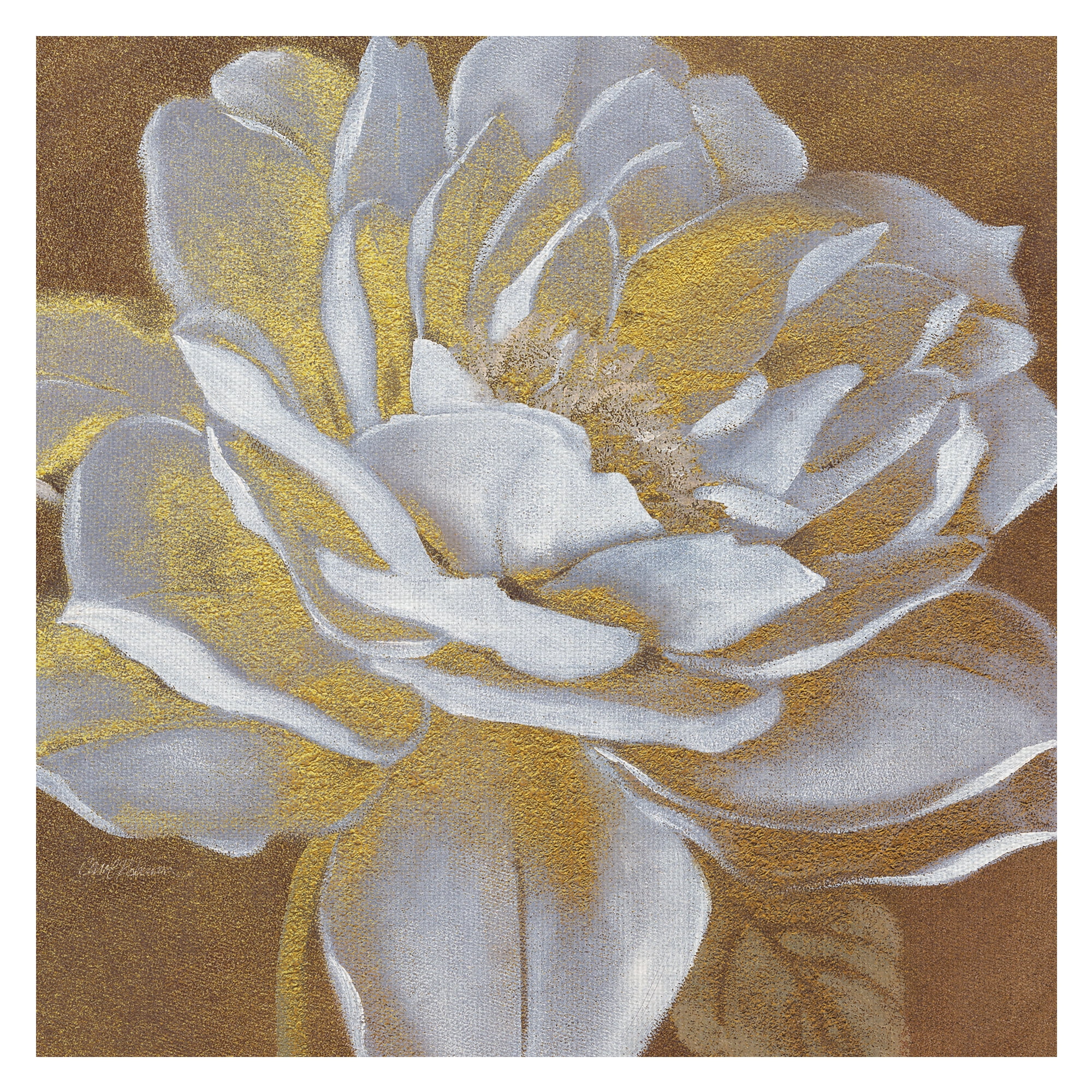 Golden Bloom I by Carol Robinson Wrapped Canvas Painting Art Print