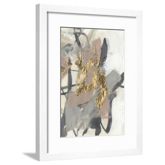 Golden Blush II, Abstract Framed Art Print Wall Art Sold by Art.Com