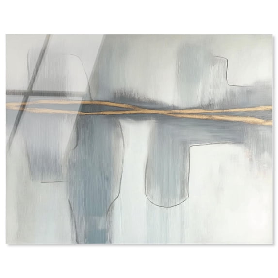 Golden Bond Acrylic Print Blue Art by Art Remedy, Ready to Hang, 30 x 24