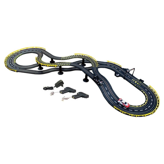 Golden Bright Furious Challenger Road Racing Slot Car Set