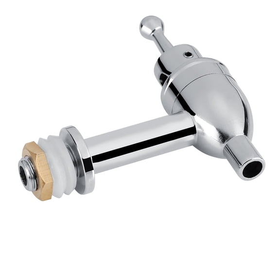 Golden, Bronze, or Red Copper Wine Beer Tap Faucet for Beverage Drink Dispenser Replacement Spigot with Gilding Surface, Nut and Gaskets Included