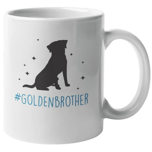 Golden Brother Dog Coffee & Tea Mug for Dog Handler & Pet Owners (11oz)