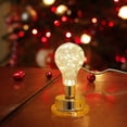 thumbnail image 1 of Golden Bulb Desk Lamp, Portable LED Night Light, USB or Battery Powered Decorative Table Lamp, Warm Soft Light, Bedroom Desk Decor, Christmas Birthday Gift, Bedside Lighting, 1 of 8