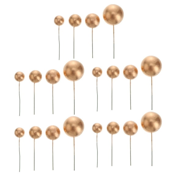 Golden Cake Topper for Birthday Party, Baby Shower & Desserts