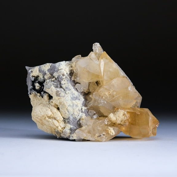 Golden Calcite Crystal from Elmwood Mine, Tennessee (1 lb)